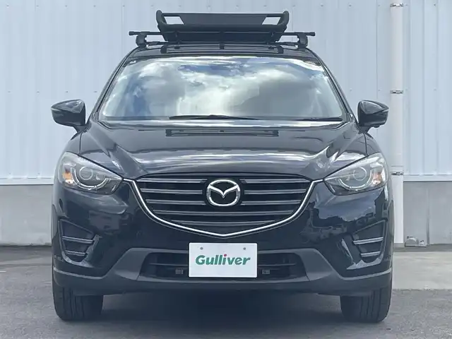 マツダ ＣＸ－５ 20S 愛媛県 2015(平27)年 5.7万km ジェットブラックマイカ 純正メーカーナビ/(Bluetooth/CD/DVD/AUX/USB/フルセグ)/ルーフキャリア/テレビキャンセラー/バックカメラ/ビルトインETC/社外17インチアルミホイール/クルーズコントロール/オートライト/LEDヘッドライト/プッシュスタート/スマートキー/アイドリングストップ/純正フロアマット/純正ドアバイザー/横滑り防止装置/盗難防止装置/電動格納ミラー