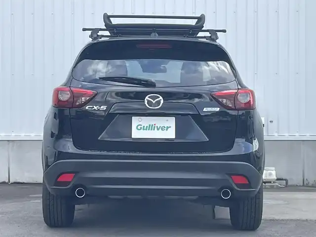 マツダ ＣＸ－５ 20S 愛媛県 2015(平27)年 5.7万km ジェットブラックマイカ 純正メーカーナビ/(Bluetooth/CD/DVD/AUX/USB/フルセグ)/ルーフキャリア/テレビキャンセラー/バックカメラ/ビルトインETC/社外17インチアルミホイール/クルーズコントロール/オートライト/LEDヘッドライト/プッシュスタート/スマートキー/アイドリングストップ/純正フロアマット/純正ドアバイザー/横滑り防止装置/盗難防止装置/電動格納ミラー