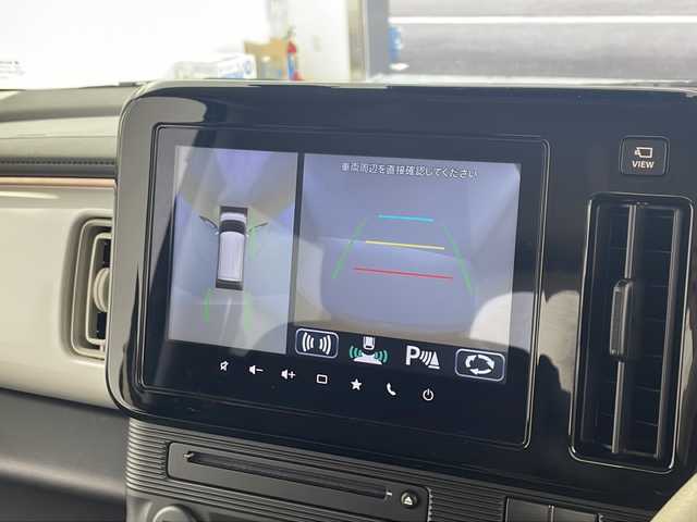 スズキ ワゴンＲ スマイル HYBRID S 愛知県 2023(令5)年 0.8万km シフォンアイボリーメタリック ナビ/全方位カメラ/両側パワースライドドア/コーナーセンサー/レーンキープアシスト/レーダーブレーキサポート/シートヒーター/マニュアルヘッドライトレベリング/ベンチシート/ＥＴＣ/スマートキー
