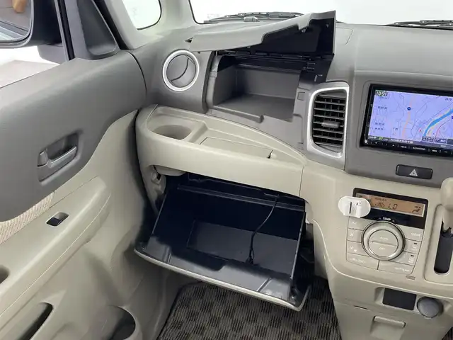 マツダ フレアワゴン XS 大分県 2014(平26)年 8.3万km フォレストアクアM 社外SDナビ/（Bluetooth/フルセグ/CD/DVD)/バックカメラ/全方位型ドライブレコーダー/片側パワースライドドア/オートエアコン/白革調シートカバー/ヘッドライトレベライザー/電動格納ミラー/スマートキー・プッシュスタート/保証書・取扱説明書/スペアキー