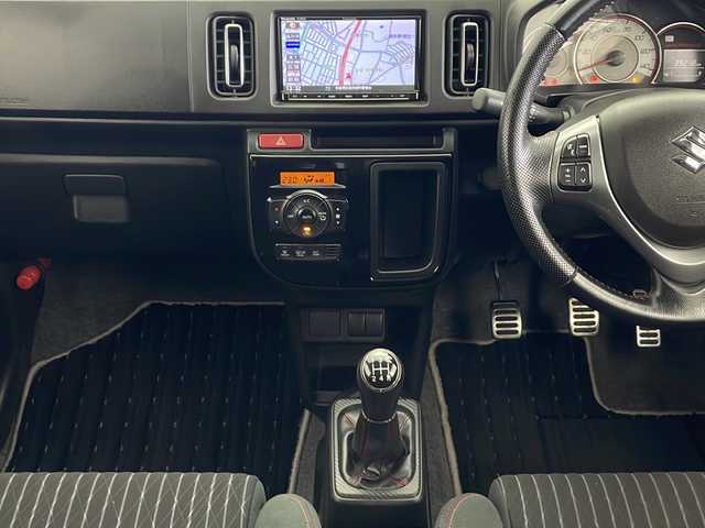 スズキ アルト ワークス 秋田県 2017(平29)年 4万km ブルーイッシュブラックパール3 ４WD/ワンオーナー　/パナソニックナビ　/フルセグＴＶ　/純正フロアマット　/サイドバイザー　/フォグライト　/純正ＡＷ　/ウィンカーミラー　　/スマートキー　/電格ミラー　/横滑り防止装置　/プッシュスタート　/オートライト/USBポート/ステアリングリモコン/保証書/取扱説明書
