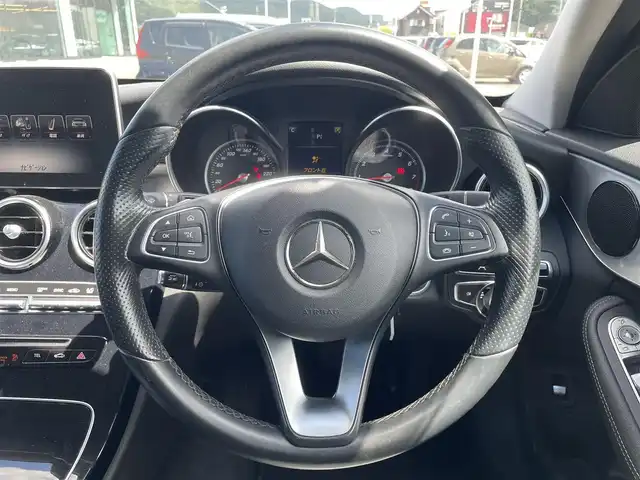 メルセデス・ベンツ Ｃ１８０ ステーションワゴンアバンギャルド 鹿児島県 2017(平29)年 3.8万km パール 純正SDナビ/（フルセグTV/Bluetooth/CD/DVD）/バックカメラ/電動リアゲート/レーダークルーズコントロール/LEDヘッドライト/ハーフレザーシート/シートヒーター/純正17インチアルミホイール/アイドリングストップ/スマートキー/ETC