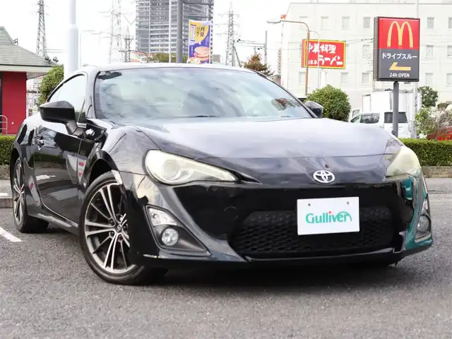 トヨタ ８６ G 神奈川県 2013(平25)年 9.2万km クリスタルブラックシリカ 6速マニュアル/ETC/ドラレコ前後/純正フロアマット /純正17インチAW/純正ヘッドライト/保証書