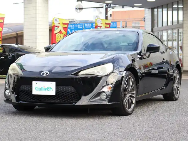 トヨタ ８６ G 神奈川県 2013(平25)年 9.2万km クリスタルブラックシリカ 6速マニュアル/ETC/ドラレコ前後/純正フロアマット /純正17インチAW/純正ヘッドライト/保証書