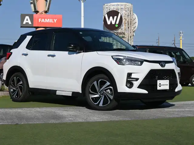 トヨタ ライズ Z 千葉県 2025(令7)年 0.1千km ブラックマイカメタリック/シャイニングホワイトパール スマートアシストIII/アダプティブクルーズコントロール/エコアイドル/ディスプレイオーディオ/純正地デジTV/【Bluetooth接続】/【Apple CarPlay　Android Auto対応】/パノラマモニター/前席シートヒーター/革巻きステアリング/ステアリングスイッチ/LEDヘッドライト/フォグライト/ウインカーミラー/コーナーセンサー/純正17インチアルミホイル/サイド/カーテンエアバッグ/キーフリーシステム