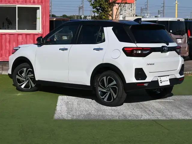 トヨタ ライズ Z 千葉県 2025(令7)年 0.1千km ブラックマイカメタリック/シャイニングホワイトパール スマートアシストIII/アダプティブクルーズコントロール/エコアイドル/ディスプレイオーディオ/純正地デジTV/【Bluetooth接続】/【Apple CarPlay　Android Auto対応】/パノラマモニター/前席シートヒーター/革巻きステアリング/ステアリングスイッチ/LEDヘッドライト/フォグライト/ウインカーミラー/コーナーセンサー/純正17インチアルミホイル/サイド/カーテンエアバッグ/キーフリーシステム