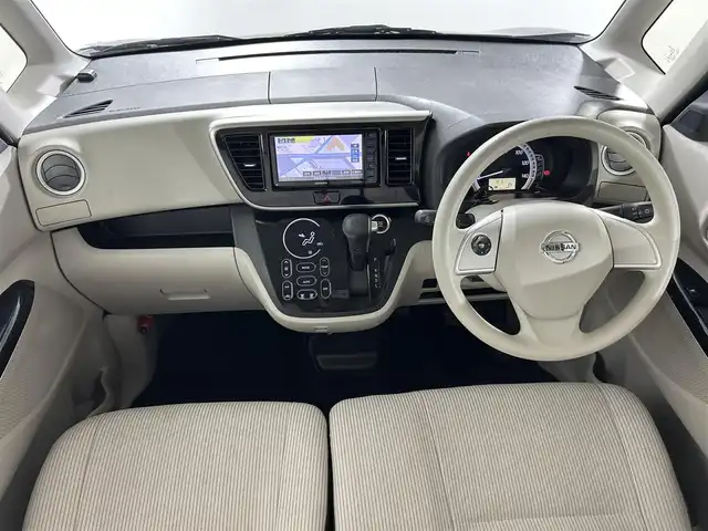 日産 デイズ ルークス X 佐賀県 2019(平31)年 4.5万km 茶 社外ナビ/フルセグTV/Bluetooth/CD/DVD/アラウンドビューモニター/ETC/片側パワースライドドア/アイドリングストップ/ステアリングリモコン/後席サーキュレーター/純正フロアマット/社外14インチAW