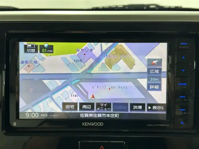 日産 デイズ ルークス X 佐賀県 2019(平31)年 4.5万km 茶 社外ナビ/フルセグTV/Bluetooth/CD/DVD/アラウンドビューモニター/ETC/片側パワースライドドア/アイドリングストップ/ステアリングリモコン/後席サーキュレーター/純正フロアマット/社外14インチAW