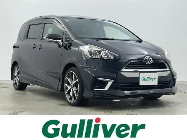 トヨタ シエンタ G 岡山県 2016(平28)年 8.2万km ブラックマイカ トヨタセーフティセンスC/・プリクラッシュセーフティ/・レーンディパーチャーアラート/・オートマチックハイビーム/純正ナビ(NSZT-W64)/(Bluetooth/CD/DVD/フルセグTV)/モデリスタエアロ(前・横・後下)/モデリスタ17インチアルミホイール/両側電動スライドドア/社外クルーズコントロール/バックカメラ/ビルトインETC/アイドリングストップ/オートライト/純正フロアマット/プッシュスタート/禁煙車/スマートキー×2/保証書/取扱説明書