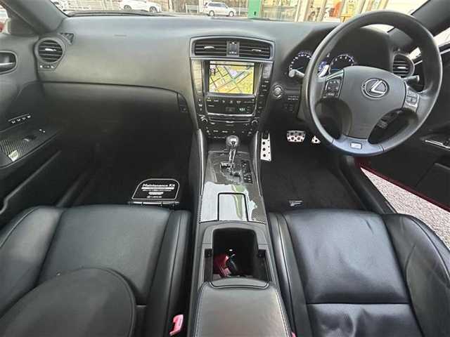 レクサス ＩＳ Ｆ 愛知県 2010(平22)年 7.1万km レッドマイカクリスタルシャイン 純正ナビ（AM/FM/フルセグ/CD/DVD）/レザーシート/シートヒーター/メモリ機能付きパワーシート/クルーズコントロール/クリアランスソナー/アダプティブフロントライティングシステム/パドルシフト/ビルドインETC/前方ドラレコ/純正フロアマット/スマートキー/スペアキー×1