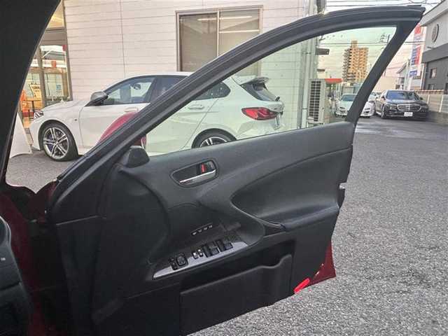 レクサス ＩＳ Ｆ 愛知県 2010(平22)年 7.1万km レッドマイカクリスタルシャイン 純正ナビ（AM/FM/フルセグ/CD/DVD）/レザーシート/シートヒーター/メモリ機能付きパワーシート/クルーズコントロール/クリアランスソナー/アダプティブフロントライティングシステム/パドルシフト/ビルドインETC/前方ドラレコ/純正フロアマット/スマートキー/スペアキー×1