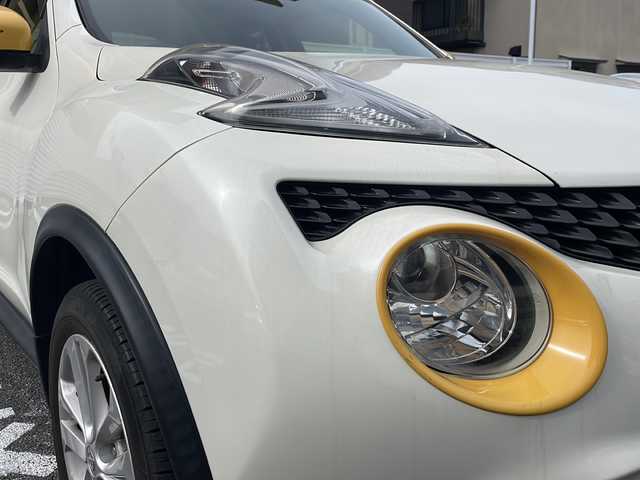 日産 ジューク 15RX V アーバンセレ パーソナライゼーション 広島県 2018(平30)年 8.4万km ブリリアントホワイトパール /登録時走行距離/　　　　　　　84082キロ/ワンオーナー/アイドリングストップ/純正ナビ/アラウンドビューモニター/地デジ/オートライト/スペアキー×１/ETC/新車時整備手帳/　　【保証書】/取扱説明書/