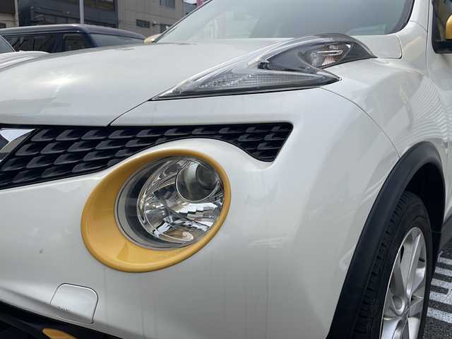 日産 ジューク 15RX V アーバンセレ パーソナライゼーション 広島県 2018(平30)年 8.4万km ブリリアントホワイトパール /登録時走行距離/　　　　　　　84082キロ/ワンオーナー/アイドリングストップ/純正ナビ/アラウンドビューモニター/地デジ/オートライト/スペアキー×１/ETC/新車時整備手帳/　　【保証書】/取扱説明書/