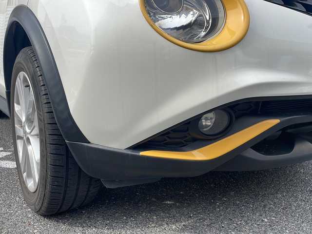 日産 ジューク 15RX V アーバンセレ パーソナライゼーション 広島県 2018(平30)年 8.4万km ブリリアントホワイトパール /登録時走行距離/　　　　　　　84082キロ/ワンオーナー/アイドリングストップ/純正ナビ/アラウンドビューモニター/地デジ/オートライト/スペアキー×１/ETC/新車時整備手帳/　　【保証書】/取扱説明書/