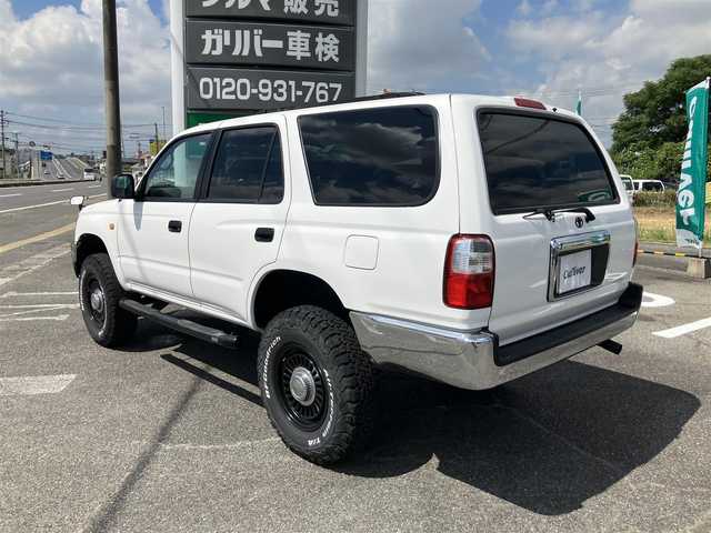 トヨタ ハイラックス サーフ SSR－V ワイド 広島県 2001(平13)年 17.3万km ホワイト/ホワイト 社外バンパー/TOYOTAグリル/DEAN16インチアルミ/社外サイドステップ/純正CDオーディオ