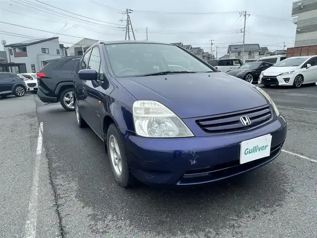 ホンダ ストリーム L 茨城県 2001(平13)年 11.8万km 紺 社外ナビ/ワンオーナー/車外バックカメラ/ドラレコ/社外アルミホイール/純正フロアマット