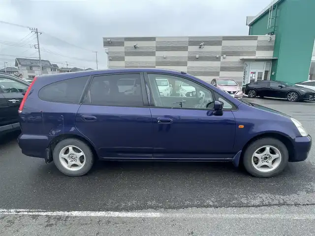 ホンダ ストリーム L 茨城県 2001(平13)年 11.8万km 紺 社外ナビ/ワンオーナー/車外バックカメラ/ドラレコ/社外アルミホイール/純正フロアマット