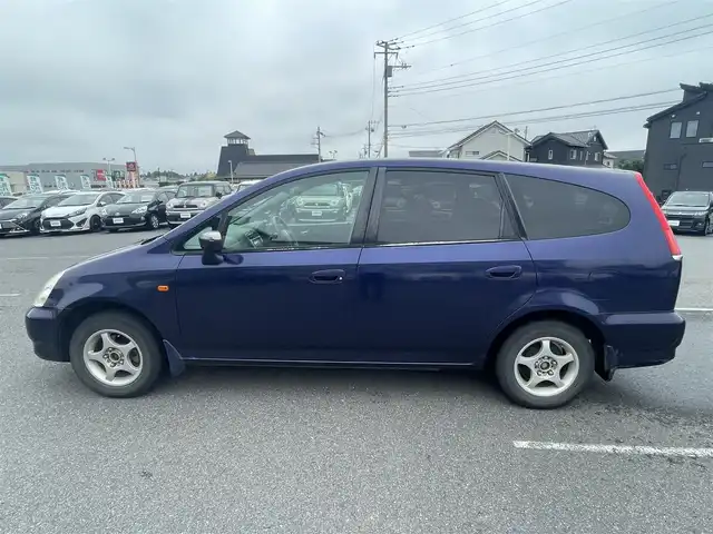 ホンダ ストリーム L 茨城県 2001(平13)年 11.8万km 紺 社外ナビ/ワンオーナー/車外バックカメラ/ドラレコ/社外アルミホイール/純正フロアマット