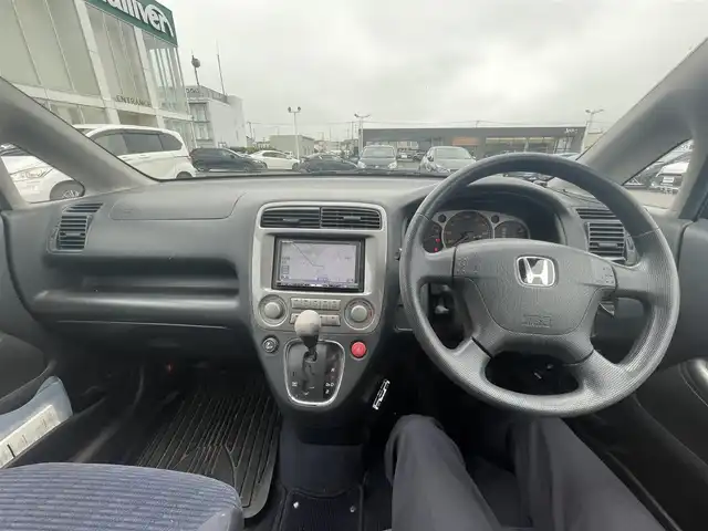 ホンダ ストリーム L 茨城県 2001(平13)年 11.8万km 紺 社外ナビ/ワンオーナー/車外バックカメラ/ドラレコ/社外アルミホイール/純正フロアマット