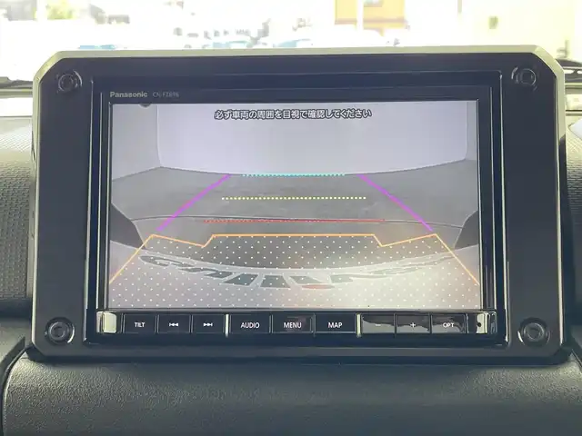 スズキ ジムニー XC 大分県 2024(令6)年 1.1万km ブルーイッシュブラックパール3 ワンオーナー/スズキセーフティーサポート/・衝突軽減ブレーキ/・車線逸脱警報/・ふらつき警報/・ハイビームアシスト/純正ナビ/（Bluetooth/CD/DVD/フルセグ）/社外ステアリング/茶革調シートカバー/前後ドライブレコーダー/４WD/ダウンヒルアシスト/ビルトインETC/クルーズコントロール/前席シートヒーター/ステアリングスイッチ/電動格納ミラー/プッシュスタート/スマートキー/純正フロアマット