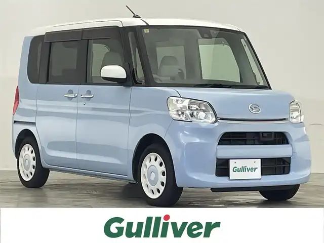 ダイハツ タント X ホワイトアクセント SA Ⅱ 滋賀県 2016(平28)年 5.7万km ホワイト/シルキーブルーパール 2トーン KENWOOD製ナビ/CD/DVD/USB/iPod/フルセグTV/バックカメラ/ETC/両側パワースライドドア/ステアリングスイッチ/ツートンルーフ/衝突軽減ブレーキ/オートライト/プッシュスタート/スマートキー/ドアバイザー
