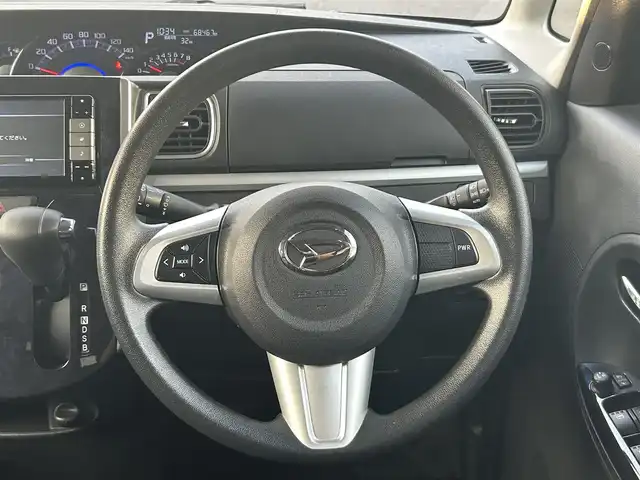 ダイハツ タント カスタム X トップED SA Ⅲ 福島県 2018(平30)年 6.9万km ブラックマイカメタリック 4WD/純正ナビ（CD/DVD/BT/USB）/バックカメラ/純正フロアマット/衝突軽減ブレーキ/シートヒーター/横滑り防止機能/アイドリングストップ/片側パワースライドドア/電格ミラー/シガーソケット/エンジンスターター/オートビーム/オートハイビーム
