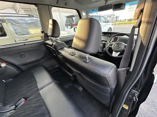 ダイハツ タント カスタム X トップED SA Ⅲ 福島県 2018(平30)年 6.9万km ブラックマイカメタリック 4WD/純正ナビ（CD/DVD/BT/USB）/バックカメラ/純正フロアマット/衝突軽減ブレーキ/シートヒーター/横滑り防止機能/アイドリングストップ/片側パワースライドドア/電格ミラー/シガーソケット/エンジンスターター/オートビーム/オートハイビーム