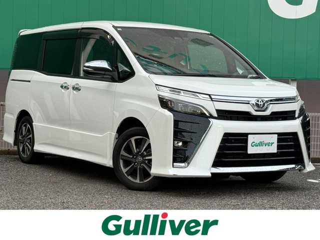 トヨタ ヴォクシー ZS 煌Ⅱ 千葉県 2020(令2)年 2.3万km ホワイトパールクリスタルシャイン ワンオーナー/10インチSDナビ（NSZN-Z68T）/　（BT/DVD/CD/AM/FM)/フルセグ/セーフティセンス/インテリジェントクリアランスソナー/クルーズコントロール/ドライブレコーダー/バックカメラ/ETC/両側パワースライドドア/スペアキー/LEDライト/取扱説明書/保証書