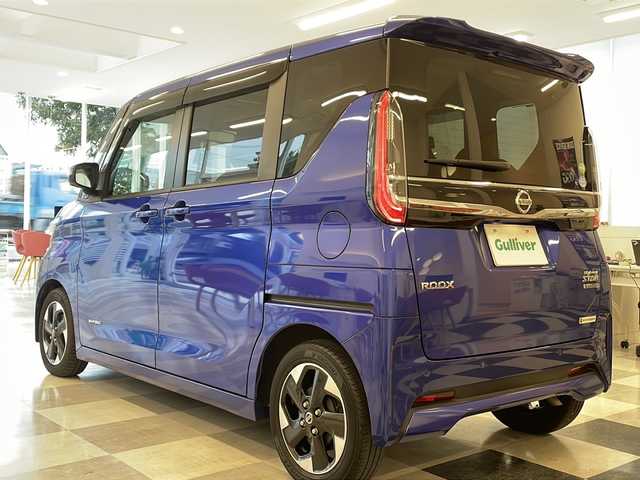 日産 ルークス HWS X プロパイロットED 岐阜県 2021(令3)年 3.7万km アトランティックブルー プロパイロット/エマージェンシーブレーキ/アラウンドビューモニター/純正ナビ/フルセグTV/Bluetooth/全周囲モニター/踏間違防止/ETC/ドライブレコーダー/リアサンシェード/シートバックテーブル/アイドリングストップ/ハンズフリースライドドア