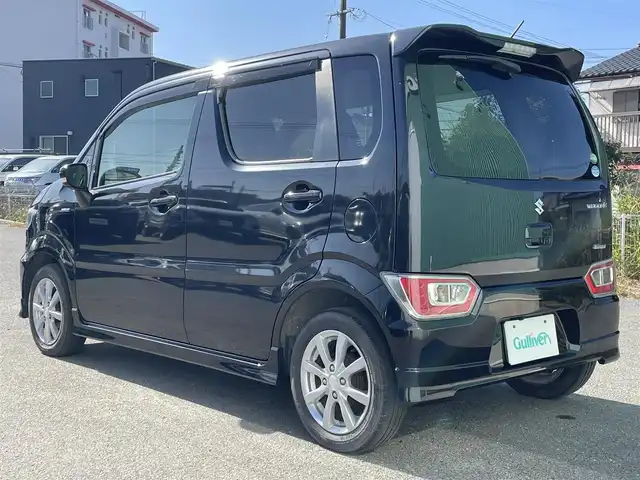 スズキ ワゴンＲ HYBRID FZ 福岡県 2019(令1)年 5.2万km ブルーイッシュブラックパール3 社外ナビ(フルセグテレビ・DISC・FM・AM・BT)/運転席シートヒーター/ビルトインETC/衝突軽減ブレーキ/車線逸脱警報/横滑り防止装置/純正フロアマット/プッシュスタート/スマートキー/ドアバイザー