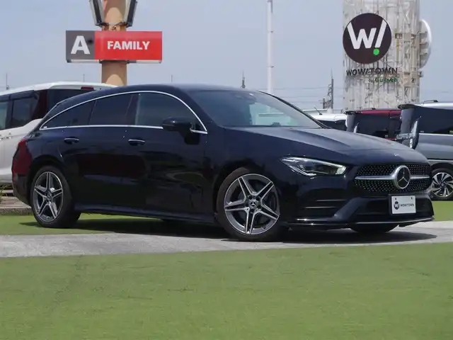 メルセデス・ベンツ ＣＬＡ２００ｄ Sブレーク AMGライン 千葉県 2020(令2)年 4.7万km コスモスブラック アクティブブレーキアシスト/レーンチェンジアシスト/ブラインドスポットアシスト/アテンションアシスト/ディストロニック/パワーバックドア/純正ナビ/地デジTV/【Bluetooth接続】/バックカメラ/リバース連動ドアミラー（左）/ワイヤレス充電/前席パワーシート/シートヒーター/ハーフレザーシート/革巻きステアリング/ステアリングスイッチ/パドルシフト/ETC（2.0）/LEDヘッドライト/ウインカーミラー/パークトロニック/18インチアルミホイル/サイド/カーテンエアバッグ/キーレスゴー