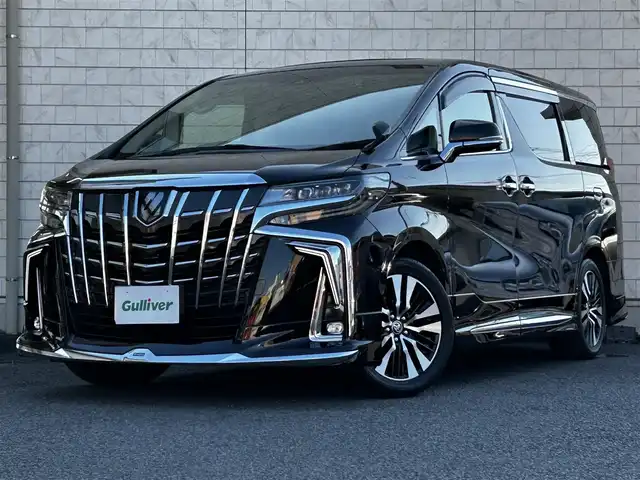 トヨタ アルファード S Cパッケージ 大分県 2020(令2)年 5.8万km ブラック ワンオーナー/モデリスタ/純正メモリナビ/（Bluetooth/ミラーキャスト/CD/DVD/フルセグ）/シートヒーター・クーラー（D＋N席）/メモリーシート（D席）/サンルーフ/バックモニター/パワースライドドア（両側）/パワーシート（D＋N＋2列目席）/オットマン/電動リアゲート/オートブレーキホールド/純正アルミホイル18インチ/純正フロアマット/革巻ステアリング/車内LED/バックカメラ/クルーズコントロール/ETC/ドライブレコーダー