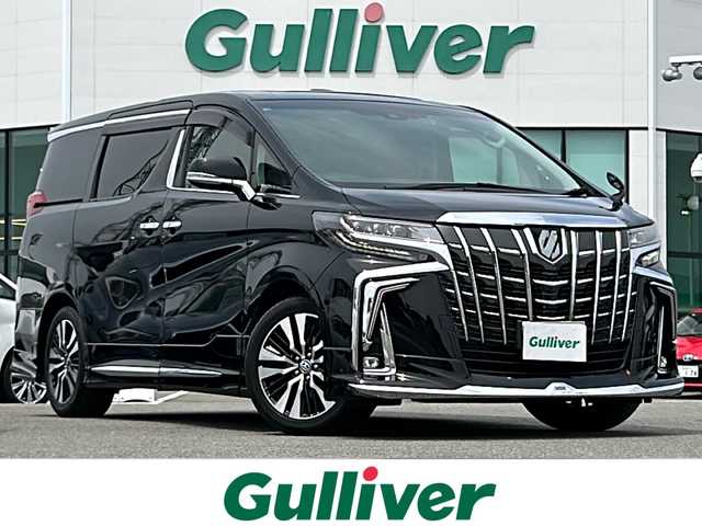 トヨタ アルファード S Cパッケージ 佐賀県 2020(令2)年 5.8万km ブラック モデリスタエアロ/ダブルサンルーフ/純正メモリナビ・フルセグ /・Bluetooth/ミラーキャスト/CD/DVD/フリップダウンモニター/バックカメラ/デジタルインナーミラー/トヨタセーフティーセンス/・プリクラッシュセーフティ/・レーンディパーチャーアラート/・レーントレーシングアシスト/・アダプティブ・ハイビームシステム/・ロードサインアシスト/・ドライバー異常時対応システム/・プロアクティブドライビングアシスト/・緊急時操舵支援/・フロントクロストラフィックアラート/・レーンチェンジアシスト/・レーダークルーズコントロール/シートヒーター（D＋N席）/ベンチレーション（D＋N席）/パワーシート（D＋N＋2列目席）/メモリーシート（D席）/オットマン/両側パワースライドドア/電動リアゲート/純正三眼LEDヘッドライト/ドライブレコーダー/オートブレーキホールド/ブラインドスポットモニター/シーケンシャルウィンカー/純正18インチアルミホイル/純正フロアマット/ETC