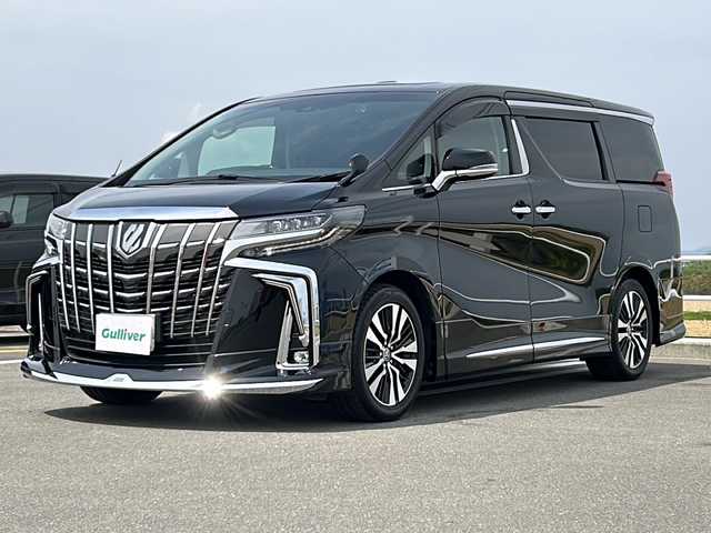トヨタ アルファード S Cパッケージ 佐賀県 2020(令2)年 5.8万km ブラック モデリスタエアロ/ダブルサンルーフ/純正メモリナビ・フルセグ /・Bluetooth/ミラーキャスト/CD/DVD/フリップダウンモニター/バックカメラ/デジタルインナーミラー/トヨタセーフティーセンス/・プリクラッシュセーフティ/・レーンディパーチャーアラート/・レーントレーシングアシスト/・アダプティブ・ハイビームシステム/・ロードサインアシスト/・ドライバー異常時対応システム/・プロアクティブドライビングアシスト/・緊急時操舵支援/・フロントクロストラフィックアラート/・レーンチェンジアシスト/・レーダークルーズコントロール/シートヒーター（D＋N席）/ベンチレーション（D＋N席）/パワーシート（D＋N＋2列目席）/メモリーシート（D席）/オットマン/両側パワースライドドア/電動リアゲート/純正三眼LEDヘッドライト/ドライブレコーダー/オートブレーキホールド/ブラインドスポットモニター/シーケンシャルウィンカー/純正18インチアルミホイル/純正フロアマット/ETC