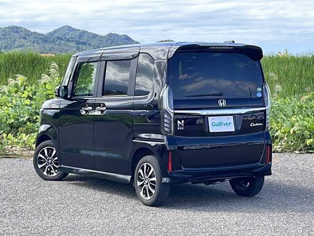 ホンダ Ｎ ＢＯＸ カスタム G L ホンダセンシング 新潟県 2020(令2)年 2.1万km クリスタルブラックパール 4WD/社外メモリナビ(CN-E320D)/CD/BT/ワンセグテレビ/バックカメラ/ETC/衝突被害軽減ブレーキ/レーンキープアシスト/レーダークルーズコントロール/片側パワースライドドア/ベンチシート/シートヒーター /ステアリングスイッチ/スマートキー/プッシュスタート/LEDヘッドライト/オートライト/オートハイビーム/フォグランプ/純正14インチアルミホイール/社外13インチAW冬タイヤ車載
