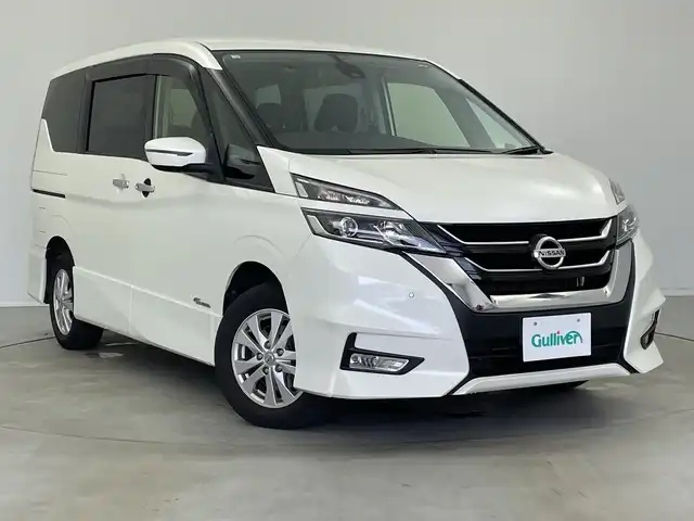 日産 セレナ ハイウェイスター プロパイロットED 新潟県 2016(平28)年 10万km ブリリアントホワイトパール 純正メモリナビ(型式:MM516D-L)/フルセグTV/バックカメラ/両側パワースライドドア/プロパイロット/スタッドレスタイヤ積込(社外15インチAW)/フォグランプ/オートブレーキホールド/ステアリングスイッチ