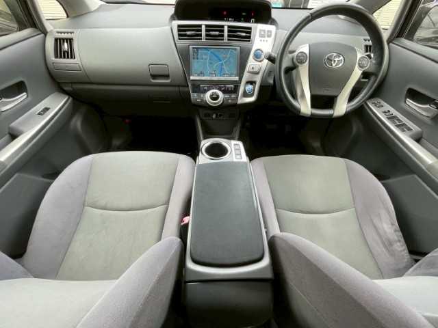 トヨタ プリウス α S ツーリングセレクション 岩手県 2012(平24)年 7.8万km ブラック AIS検査済み/【2510034378】/純正HDDナビ/ステリモ/電格ミラー/フォグライト/寒冷地仕様/ヘッドライトウォッシャー/LEDヘッドライト/オートライト