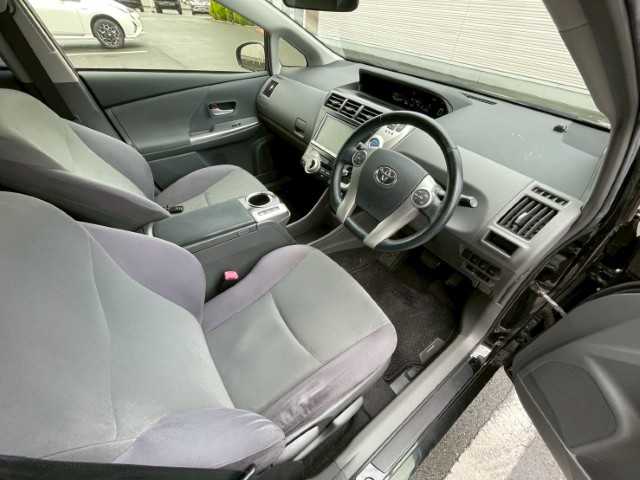 トヨタ プリウス α S ツーリングセレクション 岩手県 2012(平24)年 7.8万km ブラック AIS検査済み/【2510034378】/純正HDDナビ/ステリモ/電格ミラー/フォグライト/寒冷地仕様/ヘッドライトウォッシャー/LEDヘッドライト/オートライト