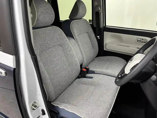 ダイハツ ムーヴ キャンバス ストライプス G 福岡県 2022(令4)年 1.1万km シャイニングホワイトパール/レーザーブルークリスタルシャイン 社外ディスプレイオーディオ　/バックカメラ　/両側パワースライドドア　/ワイヤレス充電　/ＥＴＣ　/ホッとカップホルダー　/衝突軽減　/レーンキープ　/コーナーセンサー　/アクセル踏み間違い防止　/横滑り防止　/シートヒーター　/ＬＥＤ