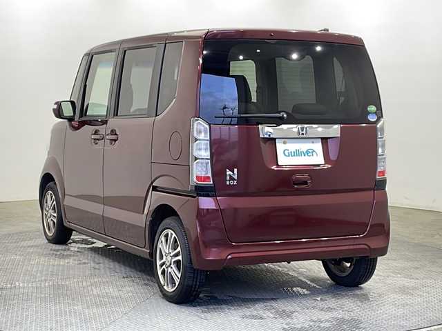 ホンダ Ｎ ＢＯＸ G ターボ Lパッケージ 栃木県 2014(平26)年 8.5万km プレミアムディープロッソパール 社外ナビ/（CD/ワンセグTV/USB）/ETC/両側パワースライドドア/オートライト/横滑り防止装置/スマートキー/プッシュスタート/アイドリングストップ/電動格納ミラー/純正アルミホイール/純正フロアマット