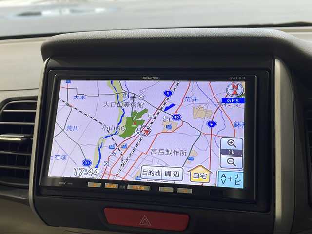 ホンダ Ｎ ＢＯＸ G ターボ Lパッケージ 栃木県 2014(平26)年 8.5万km プレミアムディープロッソパール 社外ナビ/（CD/ワンセグTV/USB）/ETC/両側パワースライドドア/オートライト/横滑り防止装置/スマートキー/プッシュスタート/アイドリングストップ/電動格納ミラー/純正アルミホイール/純正フロアマット