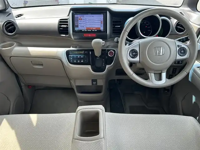 ホンダ Ｎ ＢＯＸ G ターボ Lパッケージ 福島県 2014(平26)年 8.5万km プレミアムディープロッソパール 社外ナビゲーション/型番：AVN‐G01/【CD/DVD/TV】/ETC/両側パワースライドドア/クルーズコントロール/アイドリングストップ/純正フロアマット