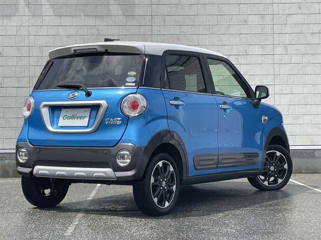 ダイハツ キャスト アクティバ G リミテッド SAⅢ 富山県 2018(平30)年 2.4万km スプラッシュブルーM Carrozzeriaディスプレイオーディオ/全方位カメラ／バックカメラ/シートヒーター/ＬＥＤヘッドライト/オートハイビーム/純正フロアマット/スマートキー/プッシュスタート/ＥＴＣ/衝突軽減ブレーキ/横滑り防止装置/Wエアバック/スペアキー１本/保証書／取説