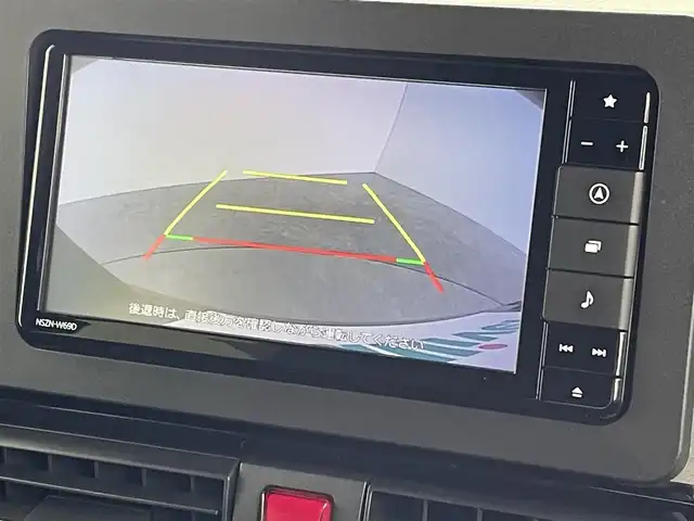 ダイハツ タント カスタム X 群馬県 2019(令1)年 4.6万km ファイアークォーツレッドM 純正ナビ バックカメラ　衝突被害軽減ブレーキ　ウェルカムオープン両側電動スライドドア　ロングスライドシート　ハーフレザーシート　前席シートヒーター　アイドリングストップ　LED　オートライト　禁煙車