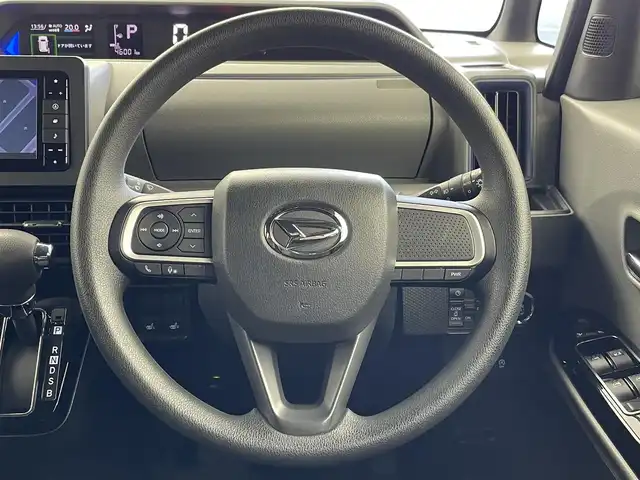 ダイハツ タント カスタム X 群馬県 2019(令1)年 4.6万km ファイアークォーツレッドM 純正ナビ バックカメラ　衝突被害軽減ブレーキ　ウェルカムオープン両側電動スライドドア　ロングスライドシート　ハーフレザーシート　前席シートヒーター　アイドリングストップ　LED　オートライト　禁煙車