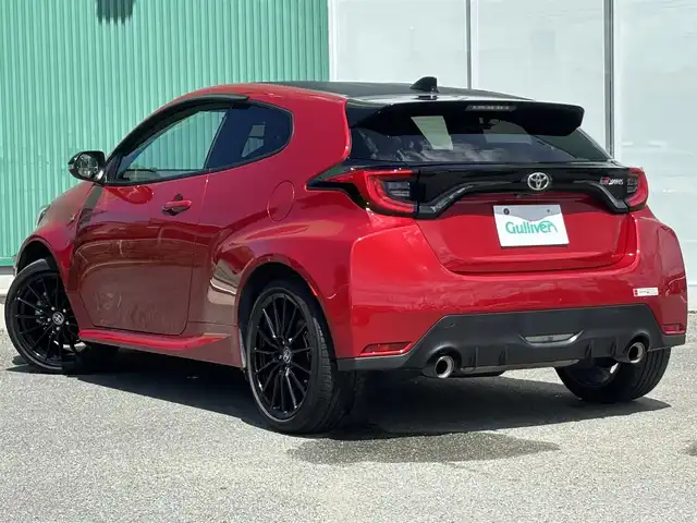 トヨタ ＧＲヤリス RS 福岡県 2021(令3)年 6.3万km エモーショナルレッドⅡ カーボン調ルーフ/トヨタセーフティセンス/レーダークルーズコントロール/前後ドラレコ/SRSエアバッグ/バックカメラ/純正ディスプレイオーディオナビ/フルセグTV/ビルトインETC2.0/ドライブレコーダー/純正18インチアルミ/LEDヘッドランプ/LEDフォグランプ/オートマチックハイビーム/シートヒーター/ヒートハンドル/クリアランスソナー/電動パーキングブレーキ/左右独立温度調整オートエアコン/アルミペダル/オートライト/禁煙車