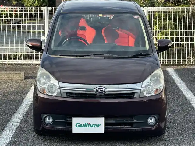 ダイハツ ミラ カスタム X 静岡県 2010(平22)年 7.3万km プラムブラウンクリスタルマイカ 社外ディスプレイオーディオ/YouTube視聴可能/社外15インチAW/BRIDE製シート