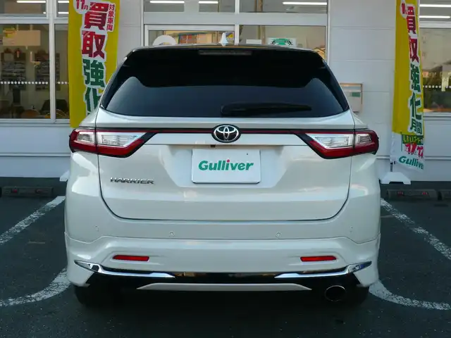 トヨタ ハリアー プレミアム 静岡県 2019(平31)年 2.8万km ホワイトパールクリスタルシャイン ワンオーナー/禁煙車/モデリスタエアロ/ALPINEナビ/バックカメラ/フルセグテレビ/Bluetooth/DVD再生/セーフティーセンス/・プリクラッシュセーフティー/・レーンディパーチャーアラート/・レーダークルーズコントロール/・アダプティプハイビーム/ハーフレーザーシート/パワーシート/パワーバックドア/スマートキー/スペアキー/カードキー/フロアマット/ETC/新車保証書/取扱説明書