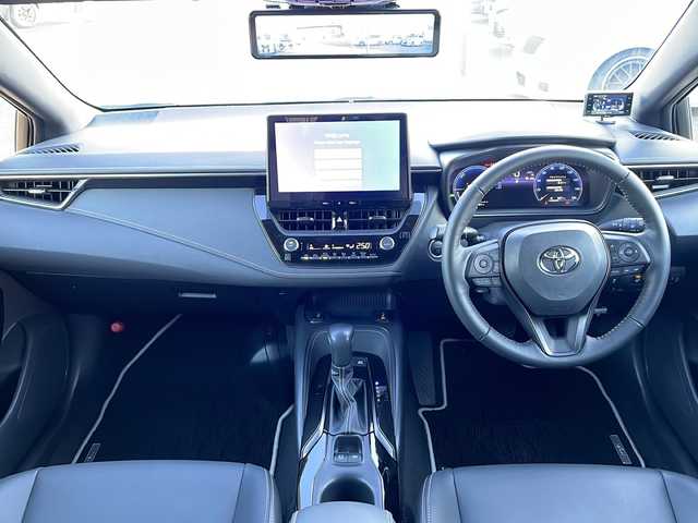 トヨタ カローラツーリング ダブルバイビー 島根県 2023(令5)年 1.7万km プラチナホワイトパールマイカ ワンオーナー/純正10.25インチナビ/フルセグTV・AMFM・Bluetooth/HDMI端子/バックカメラ/ビルトインETC2.0/インテリジェンスルームミラー/　ドライブレコーダー機能付き/トヨタセーフティセンス/レーダークルーズコントロール/プロアクティブドライビングアシスト/前後クリアランスソナー/LEDヘッドライト/オートライト/ハーフレザー/シートヒーター/ハンドルヒーター/レーダー探知機/革巻きステアリング/ステアリングスイッチ/プッシュスタート