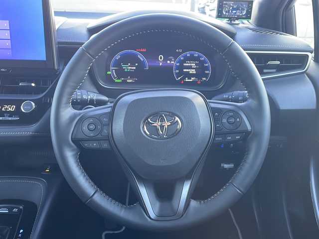 トヨタ カローラツーリング ダブルバイビー 島根県 2023(令5)年 1.7万km プラチナホワイトパールマイカ ワンオーナー/純正10.25インチナビ/フルセグTV・AMFM・Bluetooth/HDMI端子/バックカメラ/ビルトインETC2.0/インテリジェンスルームミラー/　ドライブレコーダー機能付き/トヨタセーフティセンス/レーダークルーズコントロール/プロアクティブドライビングアシスト/前後クリアランスソナー/LEDヘッドライト/オートライト/ハーフレザー/シートヒーター/ハンドルヒーター/レーダー探知機/革巻きステアリング/ステアリングスイッチ/プッシュスタート